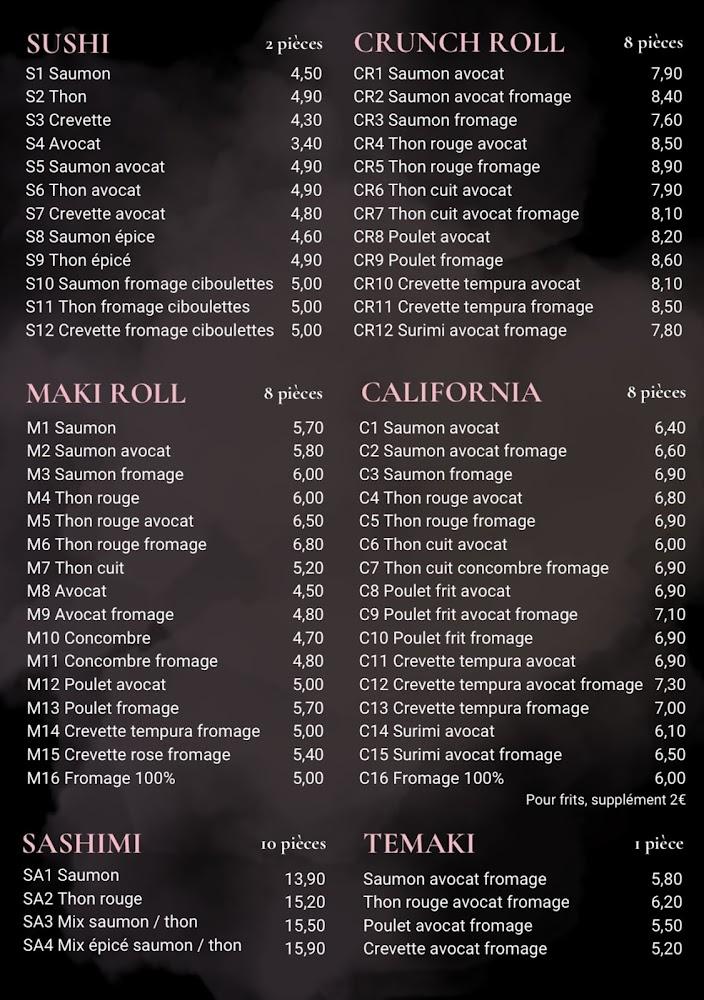 Sakura Sushi - Menu Image 1
